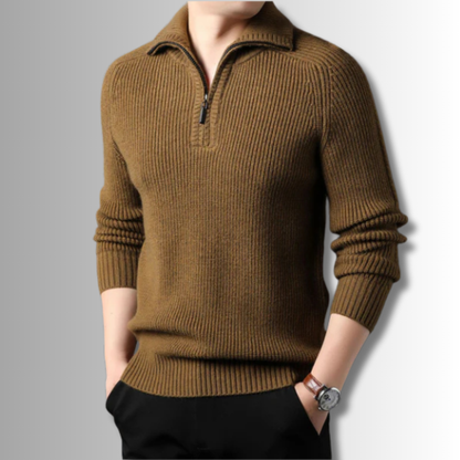 Luigi - Quarter Zip Sweater