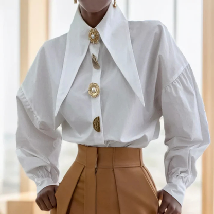 Alessandra - Chemise à col moderne