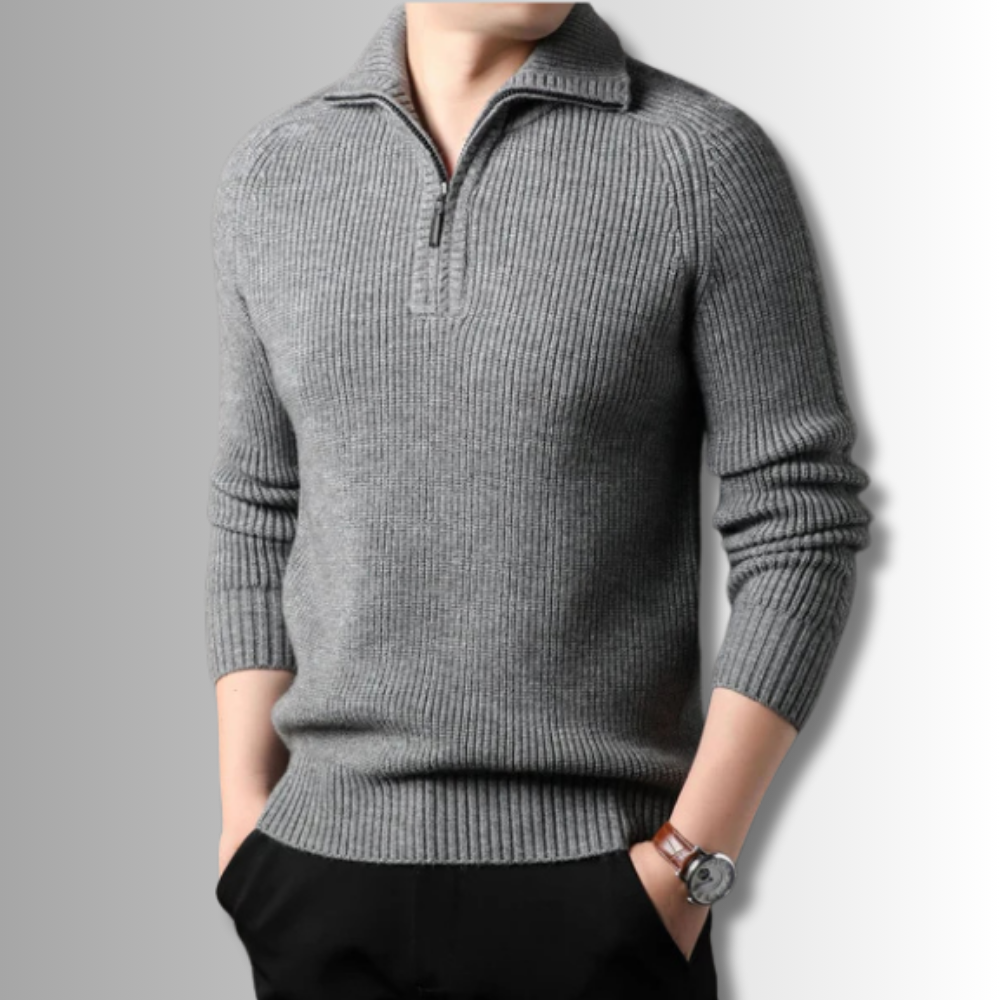 Luigi - Quarter Zip Sweater