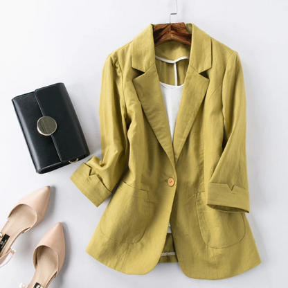 Giulia Linen Blazer