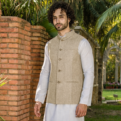 Luca - Gentleman's herringbone vest