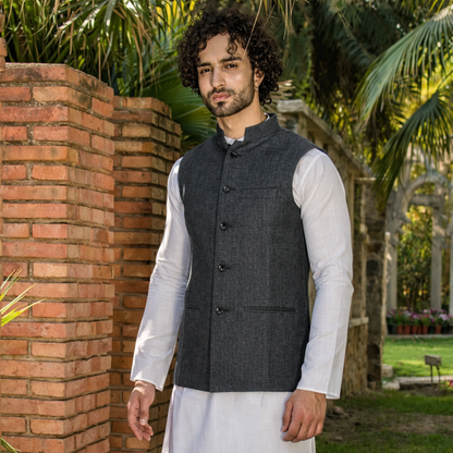 Luca - Gentleman's herringbone vest