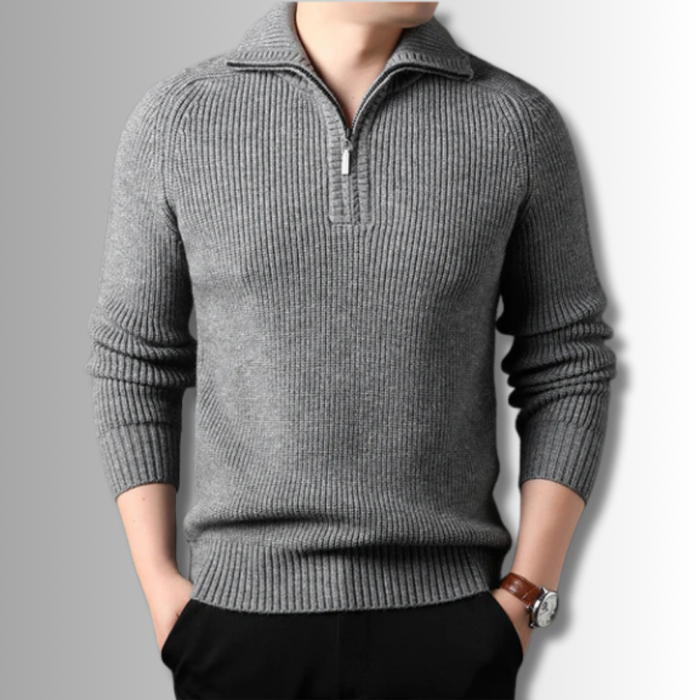 Luigi - Quarter Zip Sweater