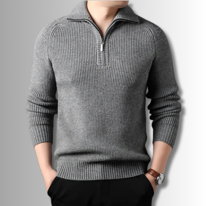 Luigi - Quarter Zip Sweater