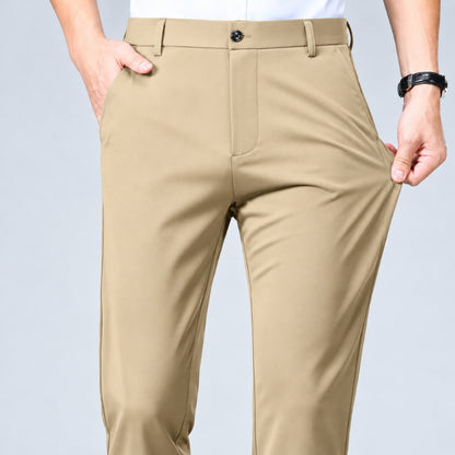 Modena Flat-Front Stretch Trousers