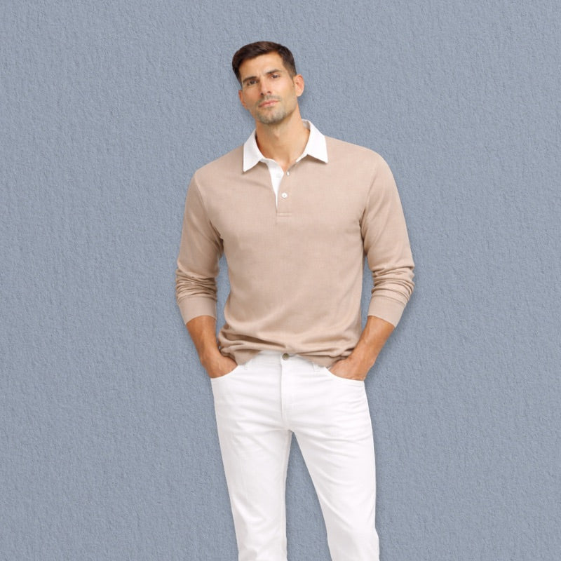 Andrea Polo Collar Sweater