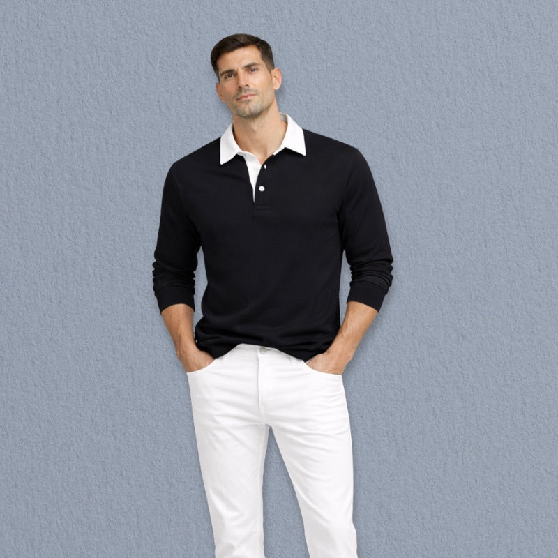 Andrea Polo Collar Sweater