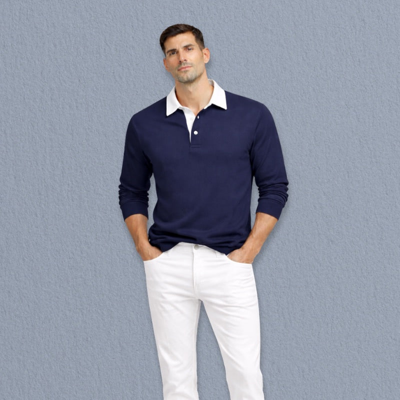 Andrea Polo Collar Sweater