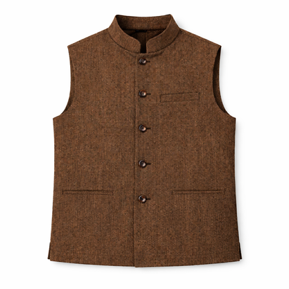 Luca - Gentleman's herringbone vest