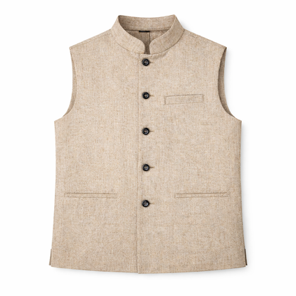 Luca - Gentleman's herringbone vest