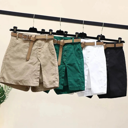Milano Loose Belted Skort Pants