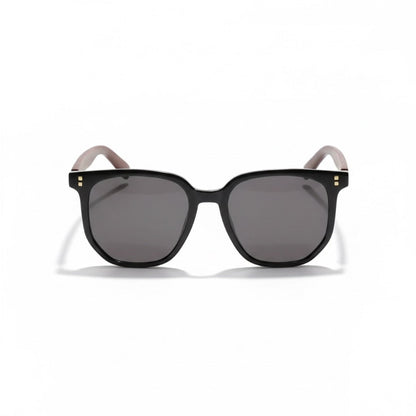 Carlo premium aviator shades in black with sleek modern frame

