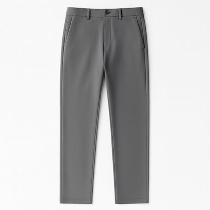 Polumi Fabio Luxe Office Slacks in navy — smart men’s office pants crafted from wrinkle-resistant fabric for an elegant modern look.